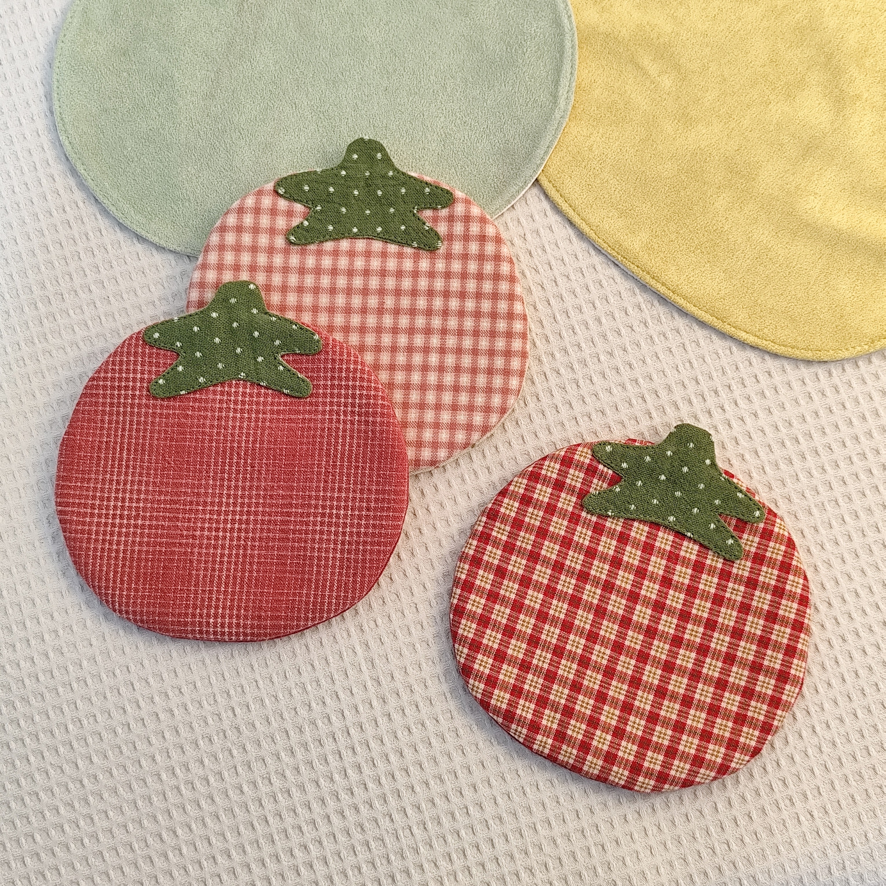 番茄杯垫 窈窕虫手作 沈小丹手工杯垫定制,节庆用品/礼品,文化创意杯垫/餐垫,淘宝优惠券,粉丝福利购,淘宝优惠卷