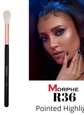M510 R36现货Morphe高光刷山羊毛动物毛化妆刷J姐豆豆推荐