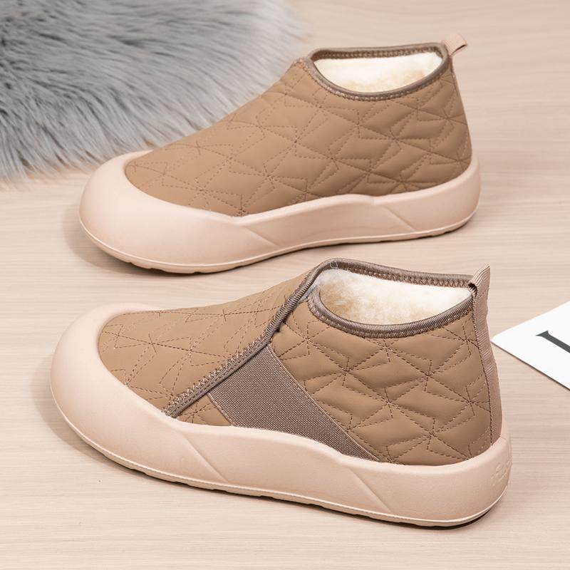 冬季新款2024厚底防滑妈妈鞋加厚保暖绵羊毛防水轻便休闲雪地棉靴,女鞋,时尚雪地靴,淘宝优惠券,粉丝福利购,淘宝优惠卷