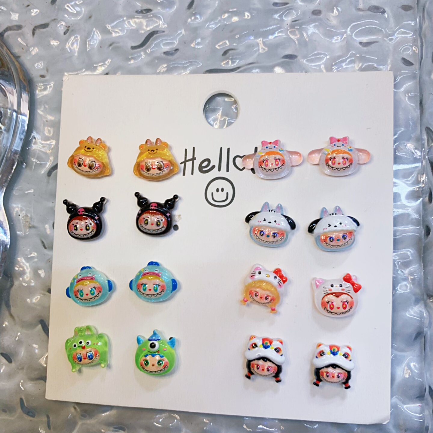 可爱拉布布耳钉手工小怪兽醒狮耳环925银针小众设计感ins风耳夹,饰品/流行首饰/时尚饰品新,耳钉,淘宝优惠券,粉丝福利购,淘宝优惠卷