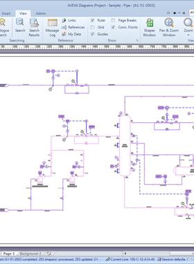公司团队合作 AVEVA Diagrams软件化工智能P&ID绘制
