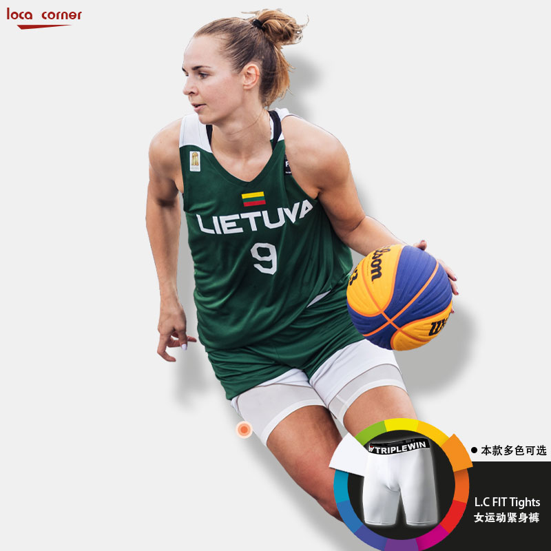 女款童篮球紧身打底走光5分3分短裤健身足球跑步内搭速干保护高弹