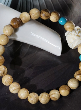 奶香木08单圈醒狮款配饰手链木质