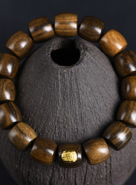 菩萨棋沉香木直切珠手串手链佛珠