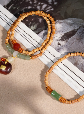 新山檀竹节手链木串念珠手串节节