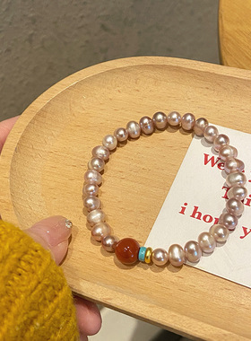 新中式轻奢高颜值天然淡水珍珠手