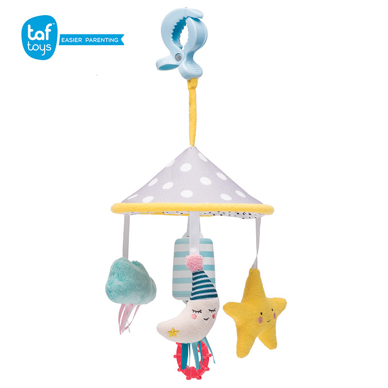 TAFTOYS以色列塔夫 BB星空挂饰带牙胶和铃铛推车挂件床挂安抚玩具|ruв категории игрушка/коляска/головоломка/блоки/модель, детей кольцо/ткань играть/успокоить игрушки, кровать Белл/кровать висит - от Buy2taobao.com для оказания профессиональной услуги покупки агента Taobao