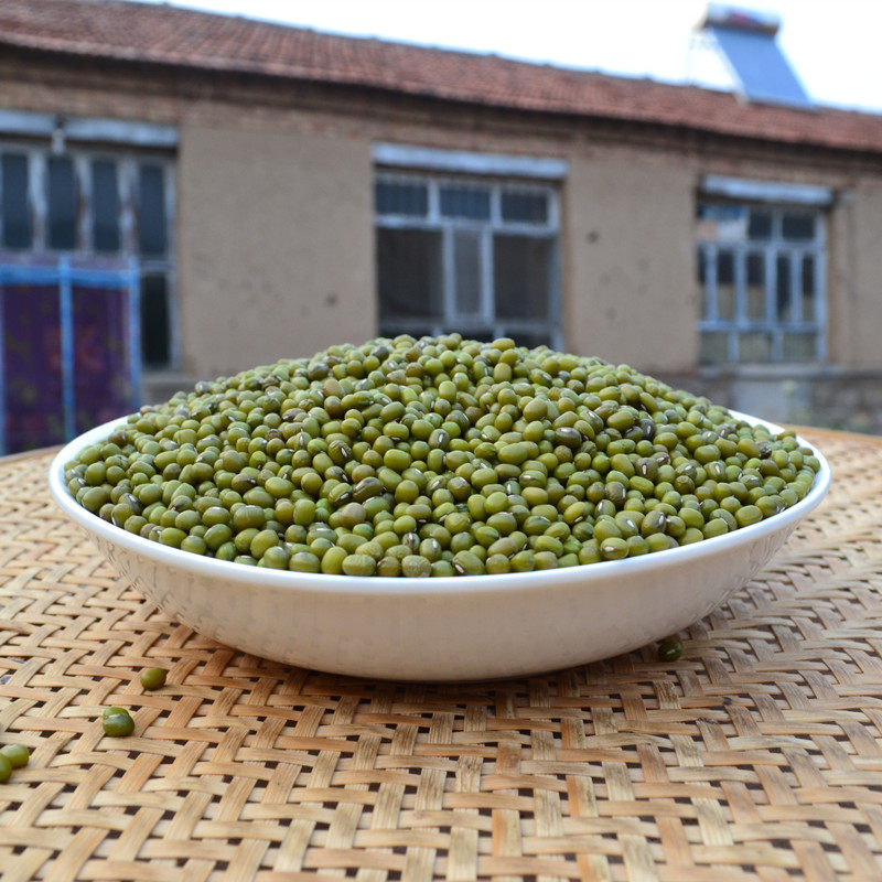 农家正宗老绿豆老品种绿豆煲绿豆汤 做绿豆糕 杂粮 绿豆500克 - 封面