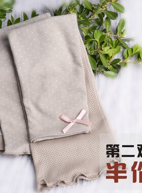 防嗮胳膊薄款肉色纯棉透气手臂套