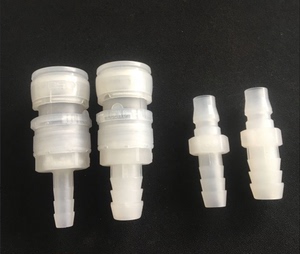 TTV系列竹节型PP塑料接头 1/4 3/8 1/2管径PP接头 食品级快速接头