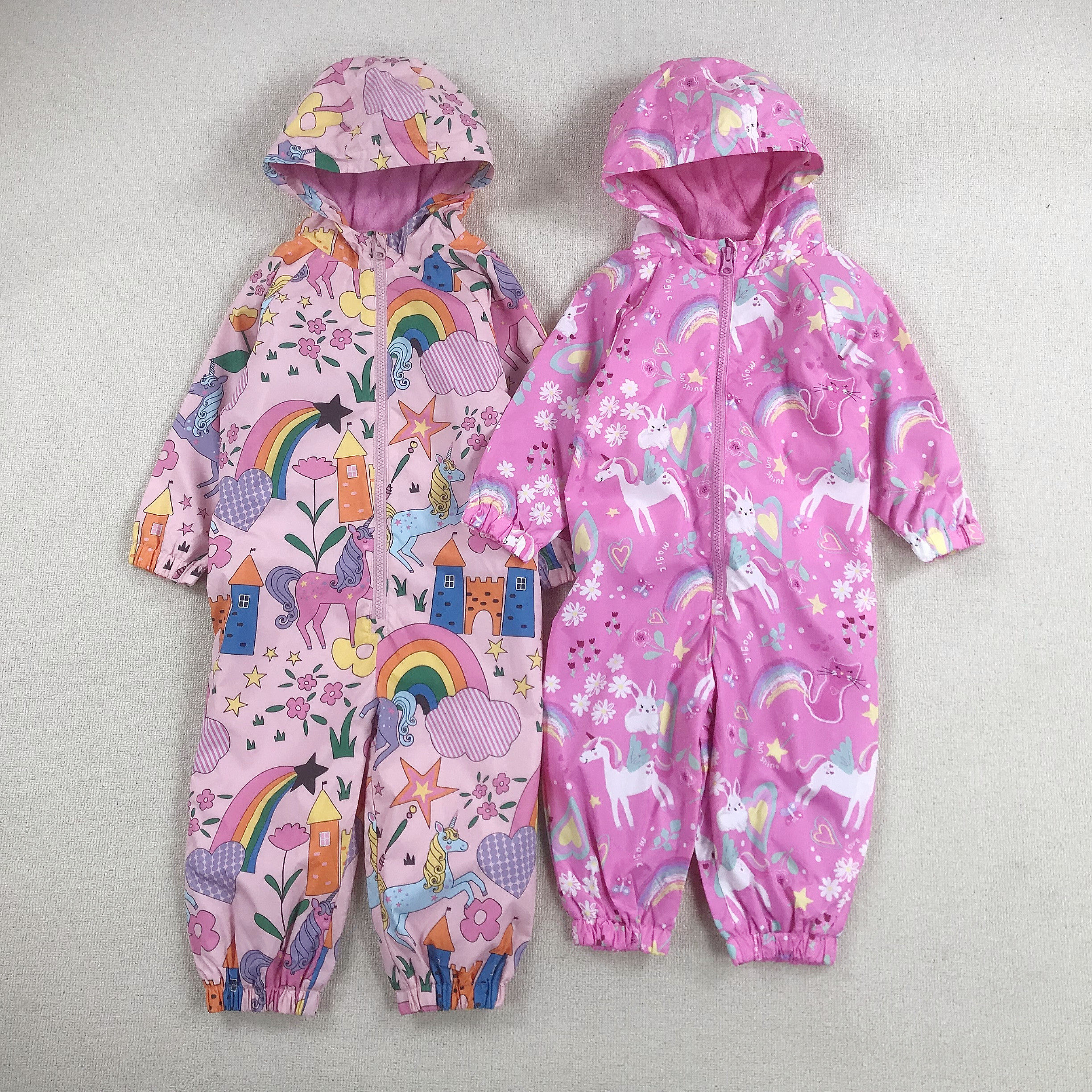 外贸童装女宝卡通连体衣