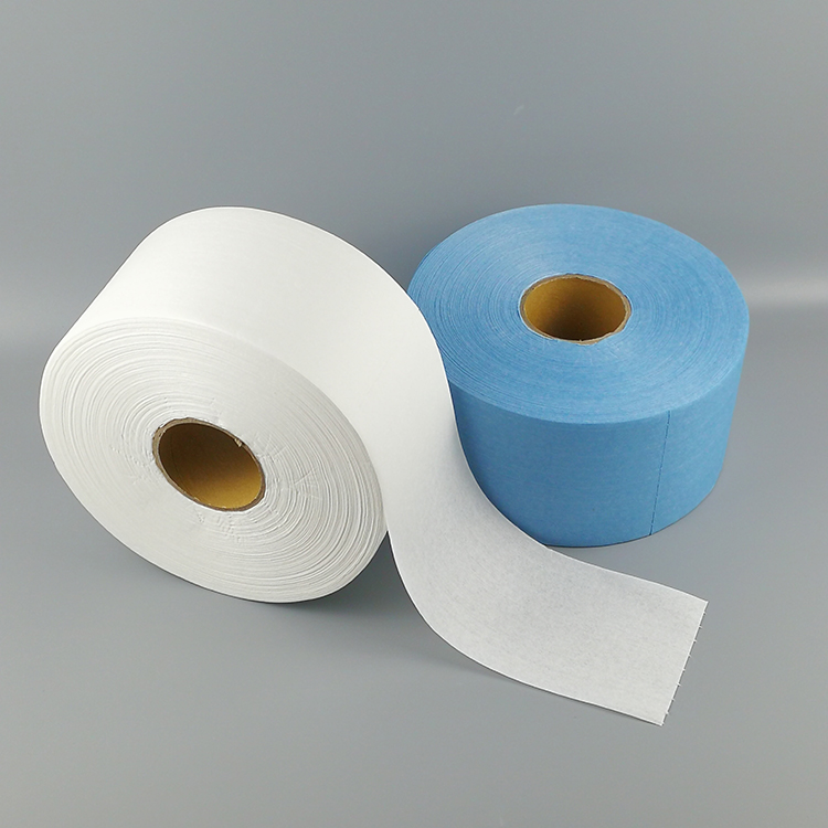 工业大卷纸擦拭布白色无纺布蓝色