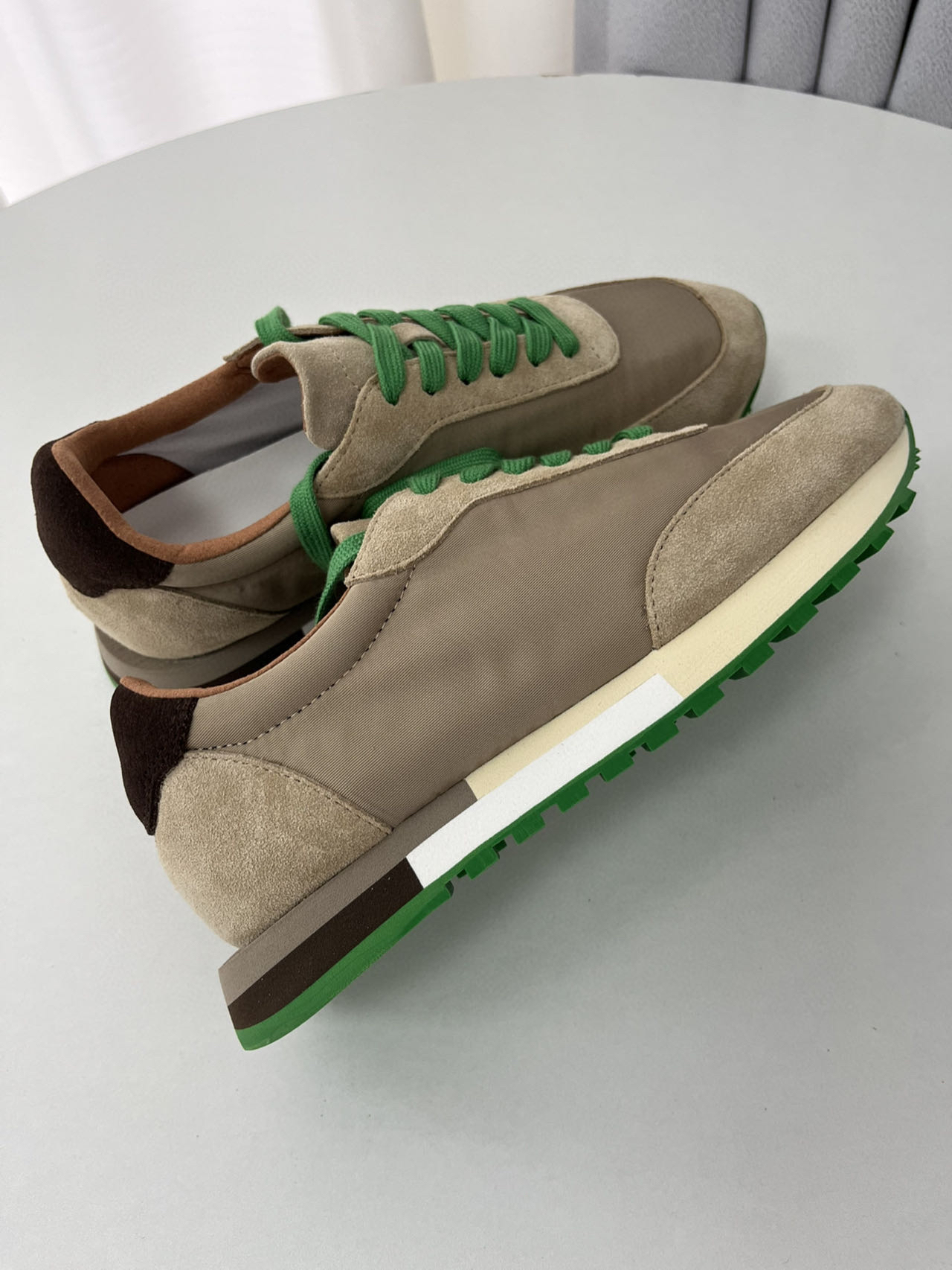 小众高级感阿甘鞋德训鞋女夏季新款tr复古华夫麂皮运动鞋2024