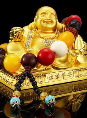 汽车水摆件装饰品合弥金勒佛像车载车内元489卧佛香香水宝座
