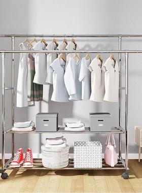 【源FSGD-2.4头工厂地】晾衣架置地晒衣架内外阳台挂晒被子落折叠