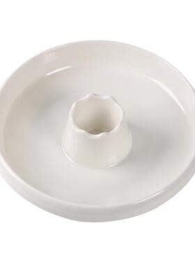 厂家销商用火锅店全白A8直瓷TUP牛盘 干冰毛肚圆盘套装 密胺防餐