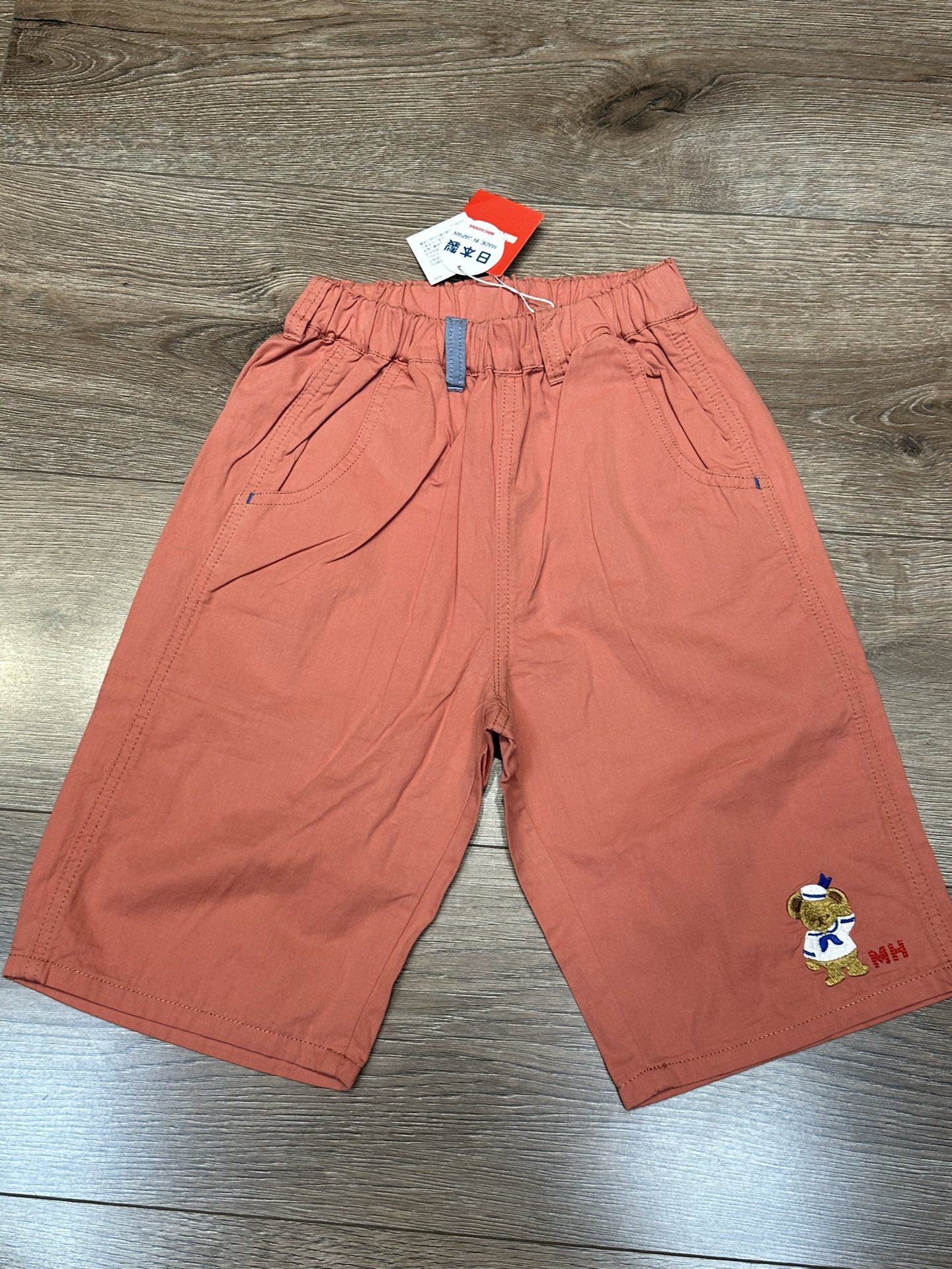 男童女童夏季短裤2026新款儿童水手小熊刺绣五分裤宝宝休闲潮裤