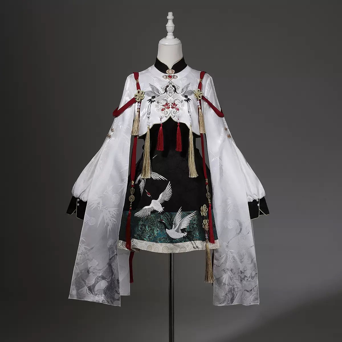 鹤仙师原创中华风可爱OP裙国风洛丽塔暗黑lolita套装秋冬cosplay