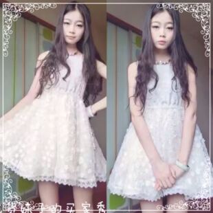 夏装 连衣裙 少女仙女超仙森系公主蓬蓬裙子晚礼服初中学生2019新款