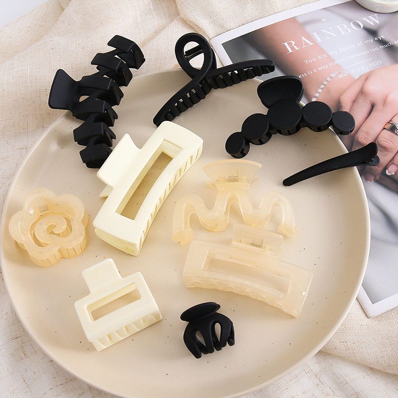 后脑勺抓夹鲨鱼夹发卡