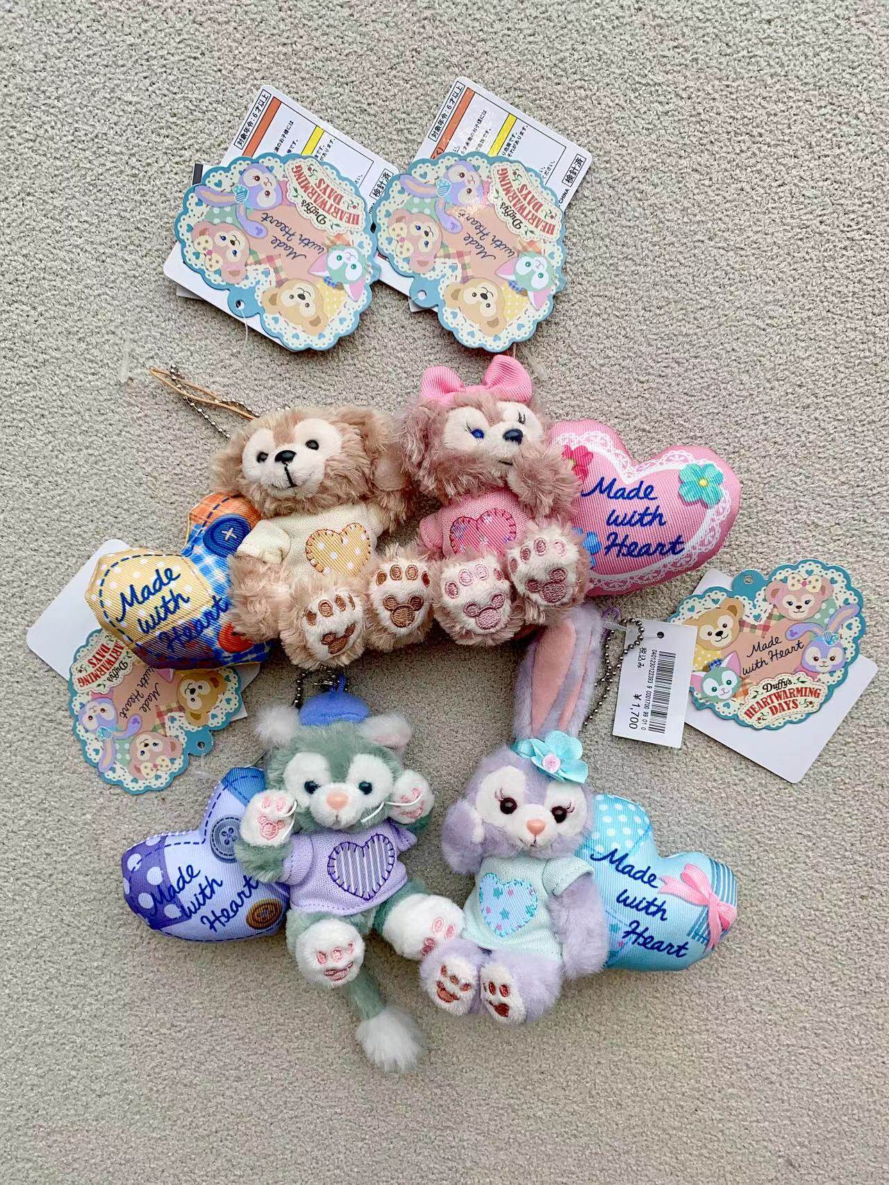 东迪东京迪士尼正品毛绒情人节达菲熊雪莉玫托尼星黛露坐姿挂件