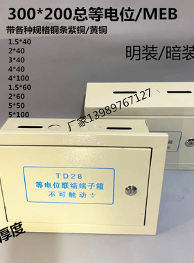 MEB等电位联结端子箱TD28总等电位箱明装暗装等电位箱接地测试箱