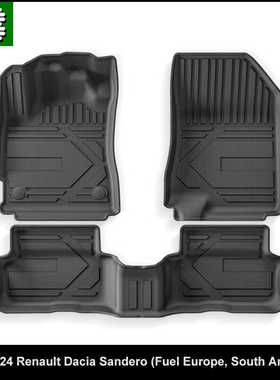适用于20-24款达契亚Renault Dacia Sandero桑德罗全包围TPE脚垫