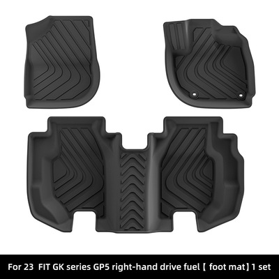 适用于23款本田飞度FIT GK系GP5汽车脚垫右舵防水TPE环保脚垫外贸