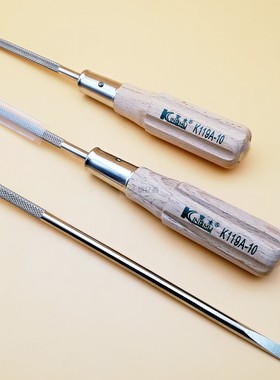 进口京木木柄高档螺丝刀 木柄开刀 工具一字开刀 K119A 10寸12寸