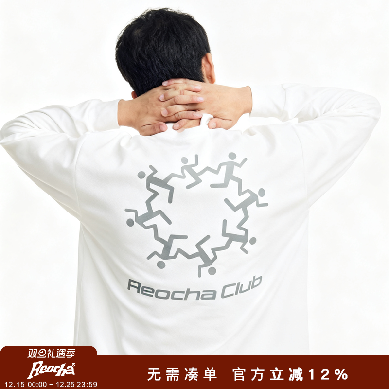 REOCHA25SS夏季速干索罗娜背后环形运动印花轻薄户外短袖T恤