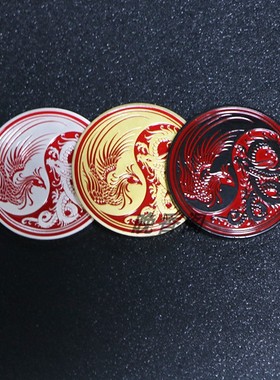 吉祥幸运币故宫浮雕创意礼品摆件