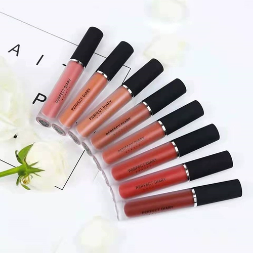 Идеальный дневник губ глазурь 909 Маленький круглый бархатный бархатный Velvet Volume v08 Domise v05 Студент -студентка v01