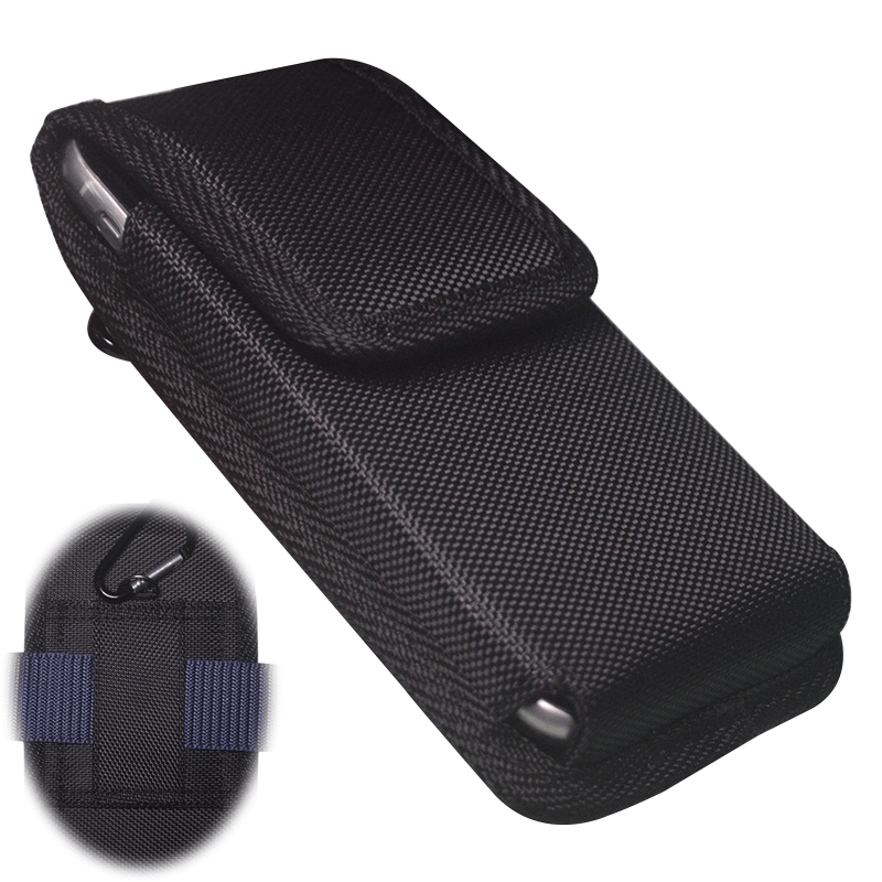 黑色穿皮带竖款手机挂腰包男士超薄运动尼龙手机包隐形老中年通用使用感如何?