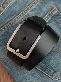 Leather universal belt, trousers, cowhide, simple and elegant design