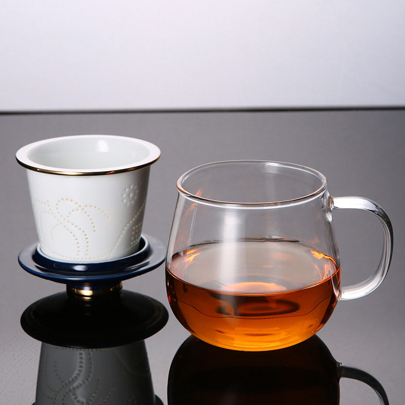 玻璃杯办公室茶杯茶水分离杯花茶泡茶杯个人水杯银行公司送客户,餐饮具,茶杯,淘宝优惠券,粉丝福利购,淘宝优惠卷