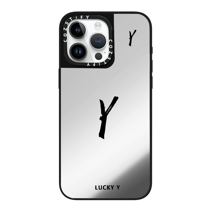英文字母Y156适用cozstify手机壳苹果iPhone16promax手机壳15pro14磁吸13镜面12保护壳香港潮牌手机保护套