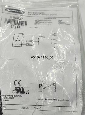 QS18VN6LLP全新BANNER传感器原装正品，实物图片