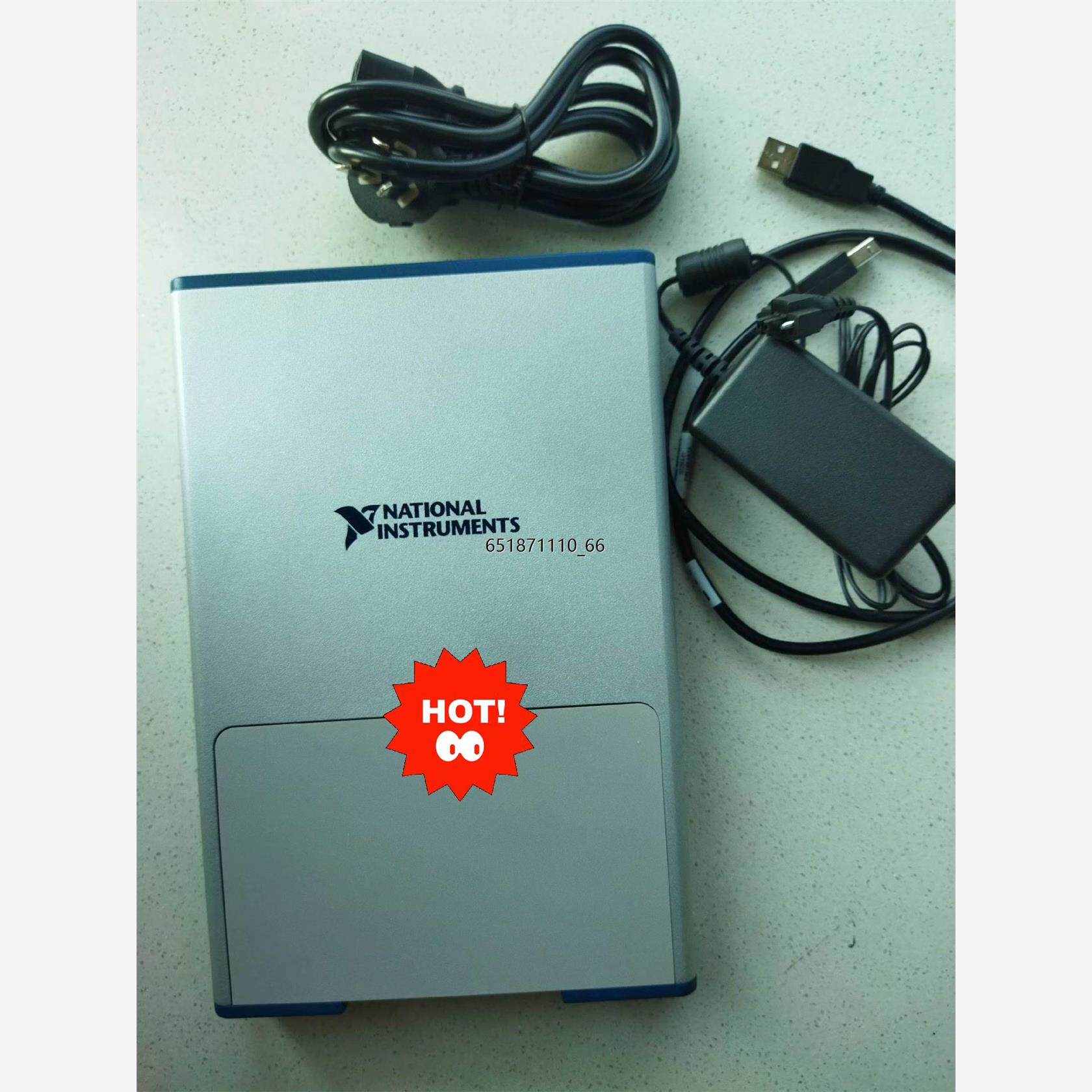 NI USB-6341数据采集卡螺栓端子口 几乎全新 配件齐