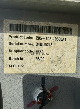 Switch变流柜滤波电抗，205-102-0600A1，全