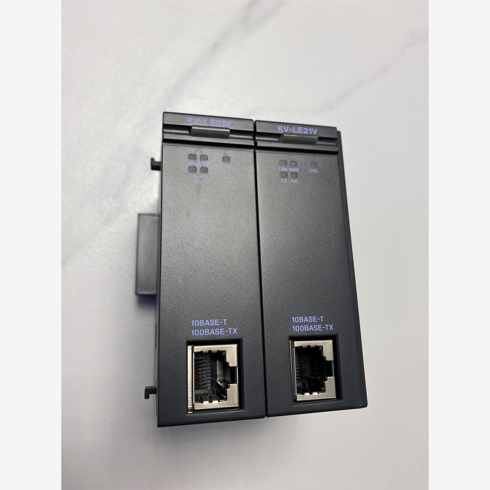 基恩士 网口模块 KV-LE21V 拆机9新 实物拍摄 议价