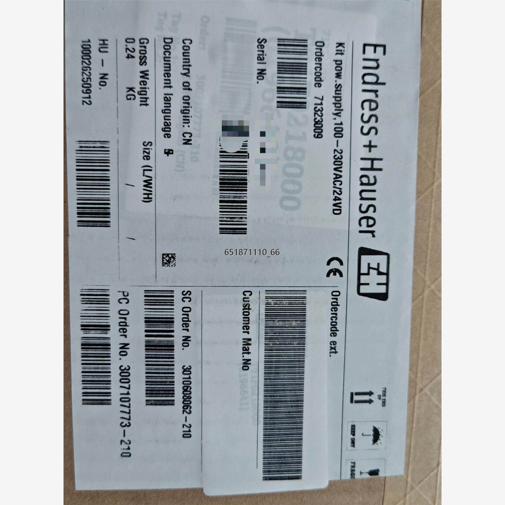 E+H 电源组件 71323009 适用于Promag/Pr