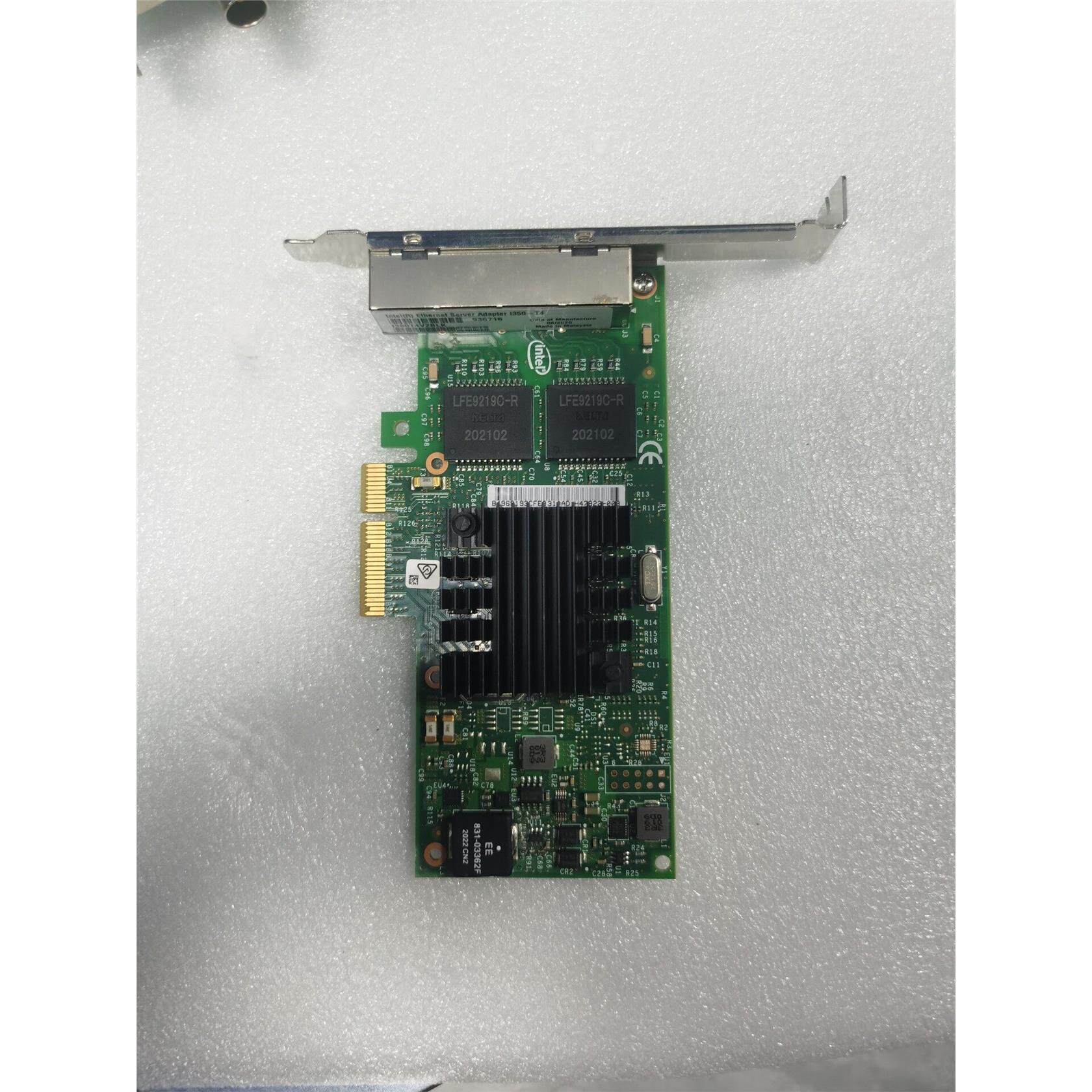 英特尔Intel I350-T4 四口千兆网卡，PCI-E