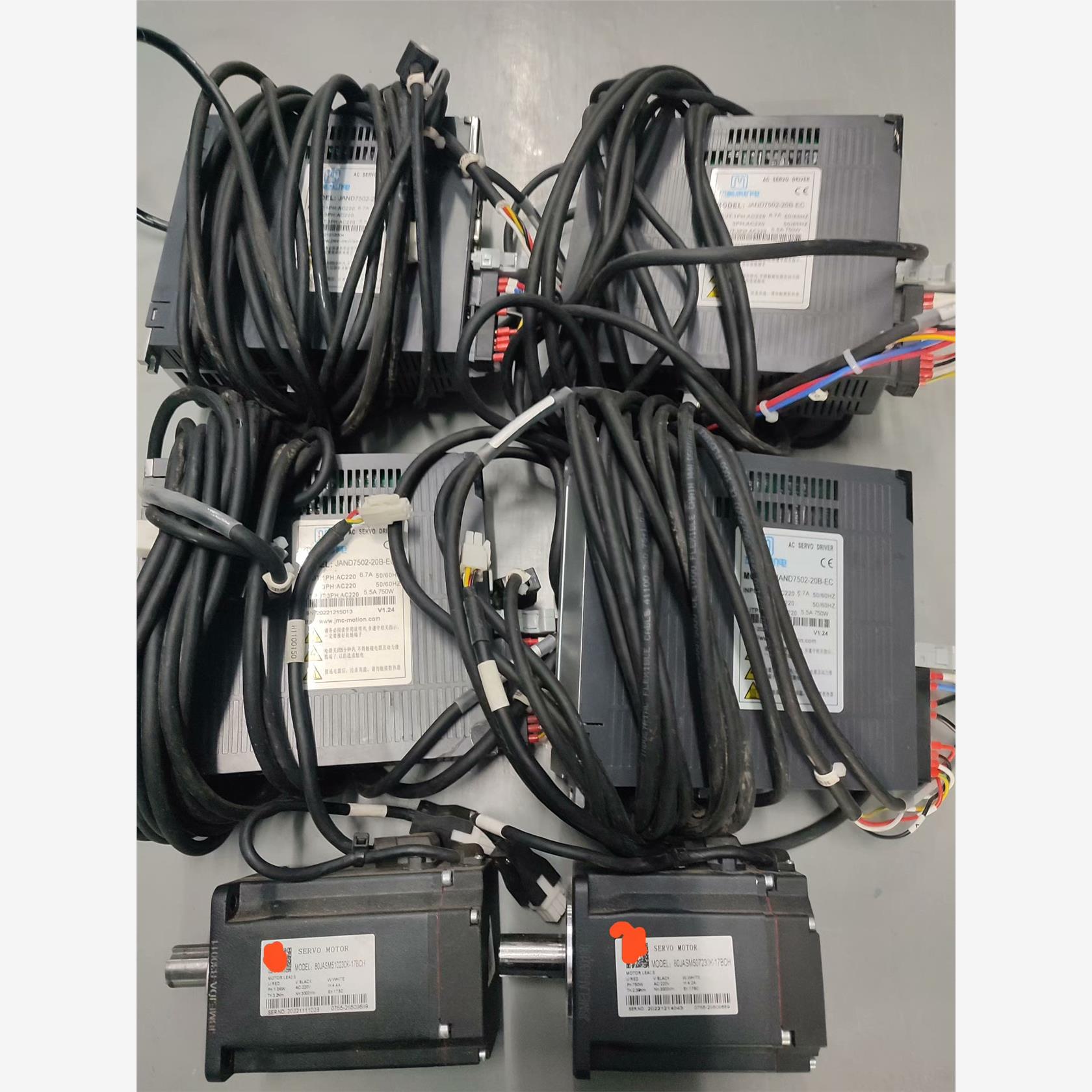 杰美康伺服JAND7502-20B-EC，80JASM507