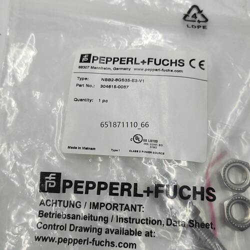 原装正品倍加福NBB2-8GS3