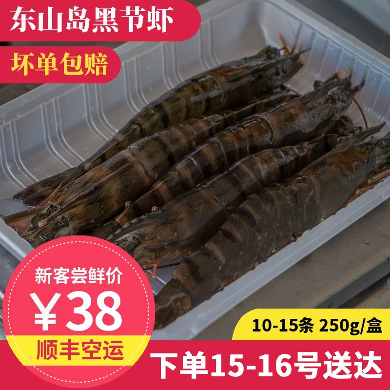 拾鲜格格黑虎虾东山岛海鲜
