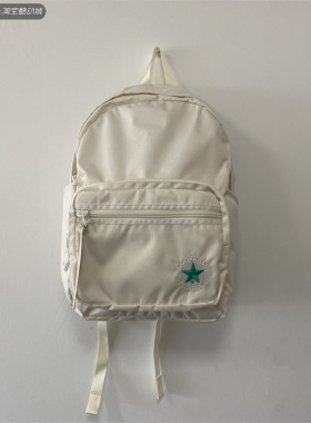 匡威 新款奶白色奶油冰激淋学生书包双肩背包电脑包 10021005-A02