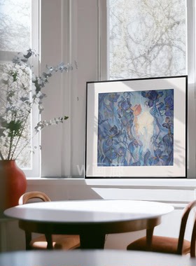 现代简约卧室客厅装饰画抽象高级感壁画玄关处摆画可定制轻奢挂画