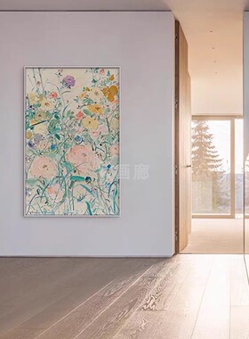 春和花野客厅装饰画优雅有格调的卧室床头画壁画玄关餐厅入户挂画
