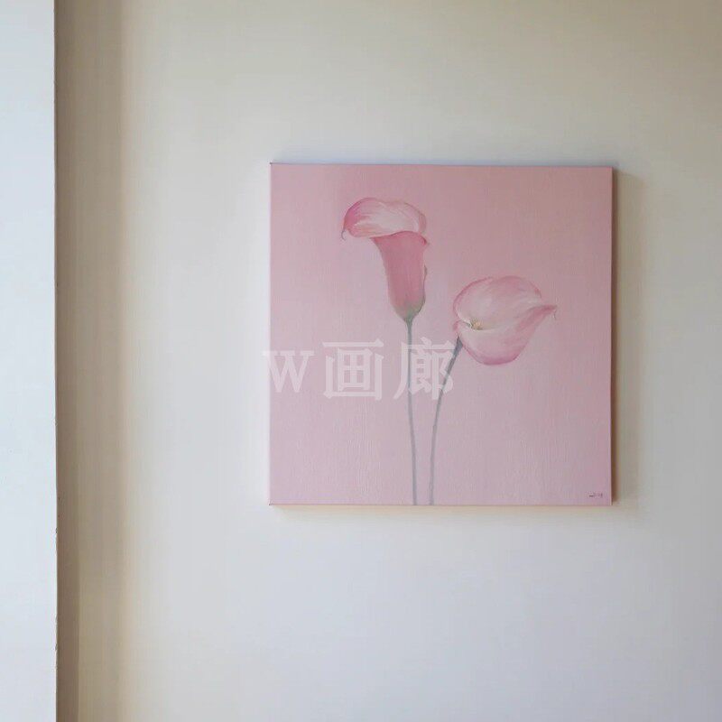 《马蹄莲》奶油风挂画高级感玄关现代装饰画