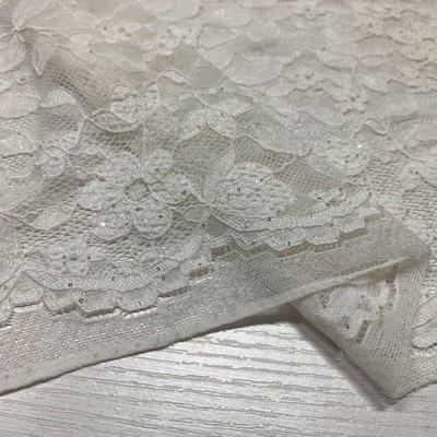 高档亮片蕾丝亲肤不勾丝服装面料